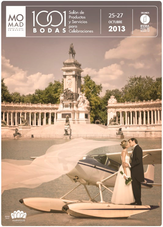imagen del cartel promocional del salón 1001 bodas 2013 de Madrid