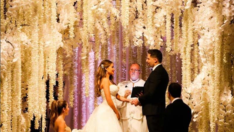 foto de la boda de Sofía Vergara y Joe Manganiello