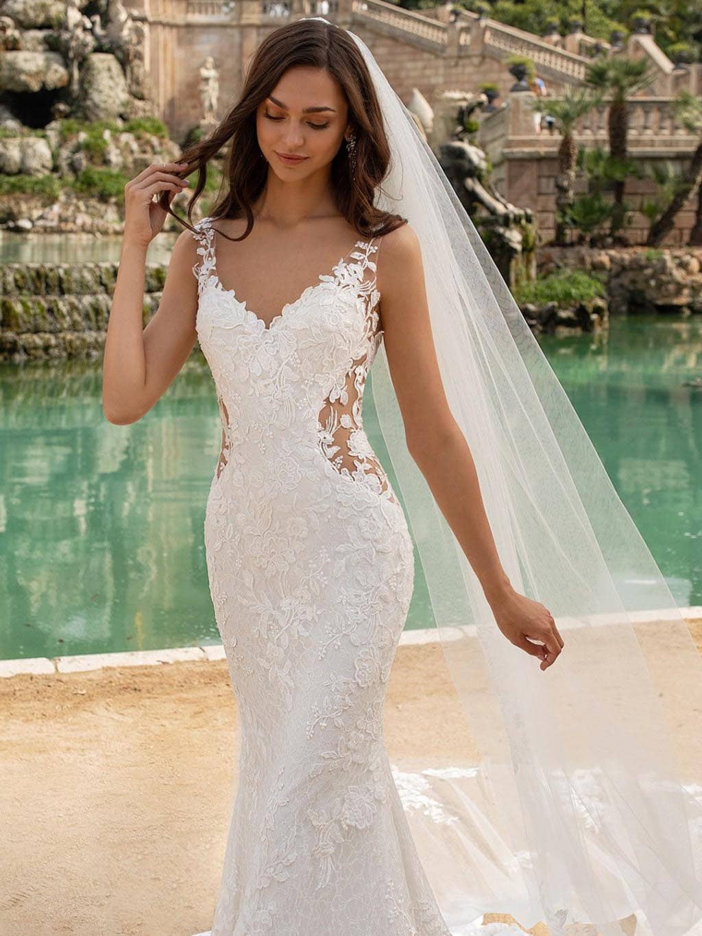 Vestido De Novia De Corte Sirena Con Detalles Ilusi n En Cintura Vestido De Novia De Corte Sirena Con Detalles Ilusi n En Cintura